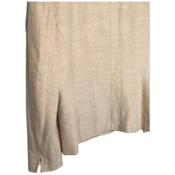 Vintage Talbots Blazer Lined Pockets Notched Collar Career Womens Tan 14 - Picture 6 of 10
